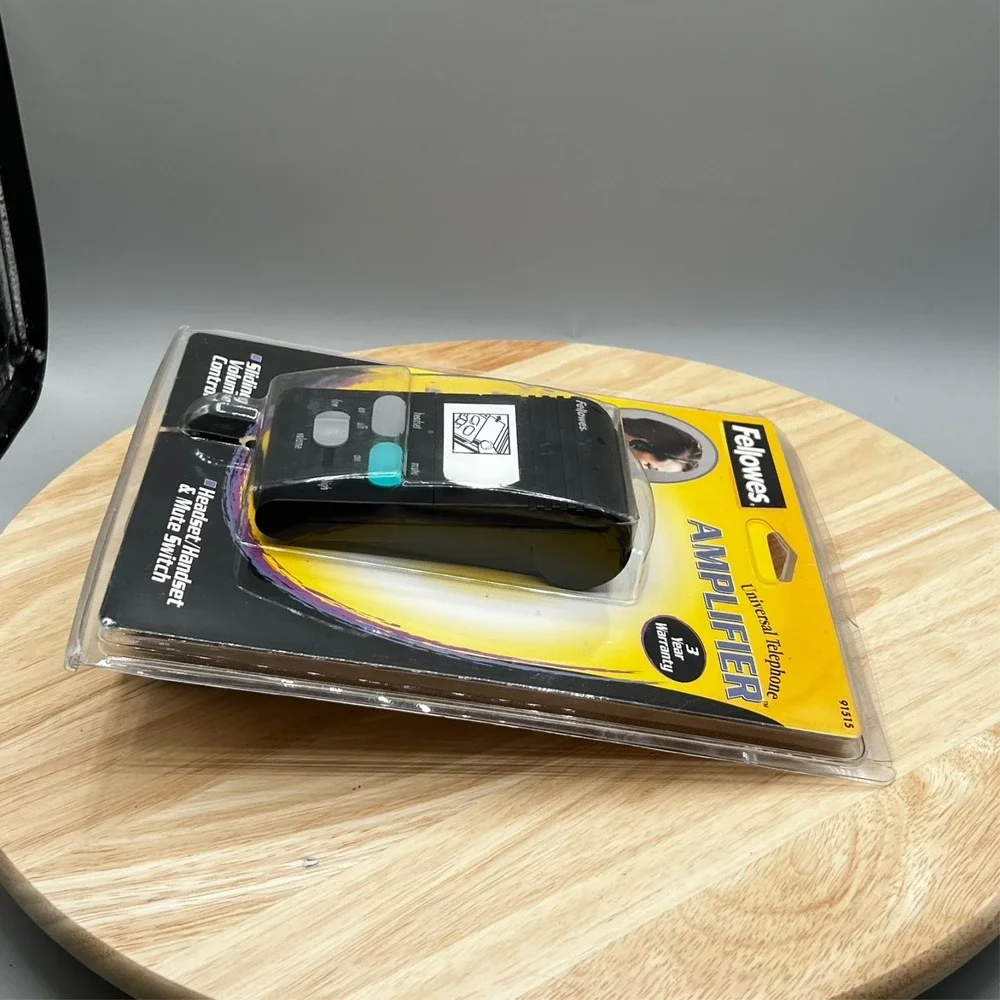 Fellowes Universal Telephone Headset Amplifier Unit NEW OLD STOCK SEALED